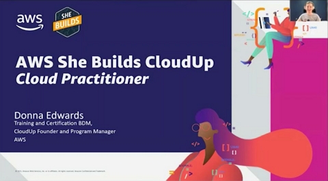 AWS She Builds - SkillUp with CloudUp - Cloud Practitioner