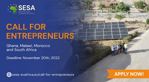 SESA Call for Entrepreneurs | Sustainable Energy for African Communities
